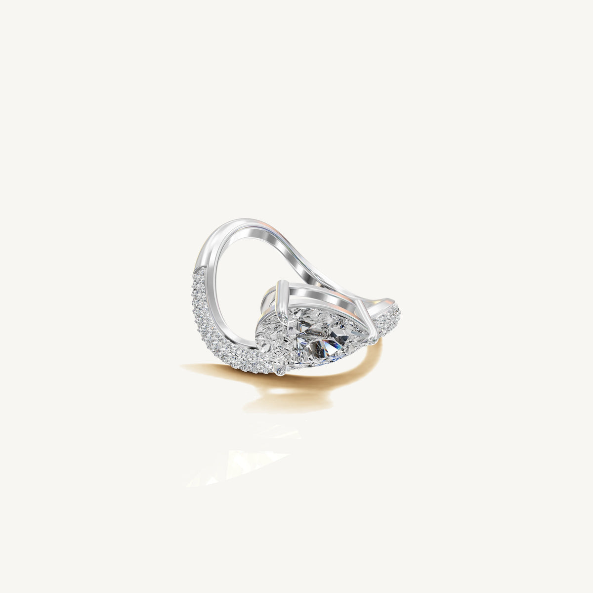 The Thétis — Pear 0.50ct 