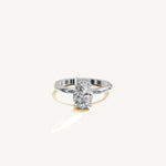 Solitaire 4-Prong Ring with 1.5ct Oval Diamond 