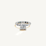 Solitaire 4-Prong Ring with 2ct Princess Diamond 