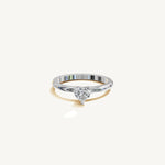 Solitaire 4-Prong Ring with 0.5ct Heart Diamond 
