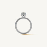 Solitaire 4-Prong Ring with 1.5ct Asscher Diamond 