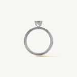 Solitaire 4-Prong Ring with 0.5ct Princess Diamond 