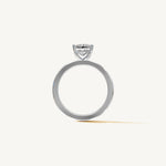 Solitaire 4-Prong Ring with 1ct Princess Diamond 