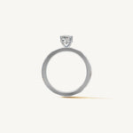 Solitaire 4-Prong Ring with 0.75ct Cushion Diamond 