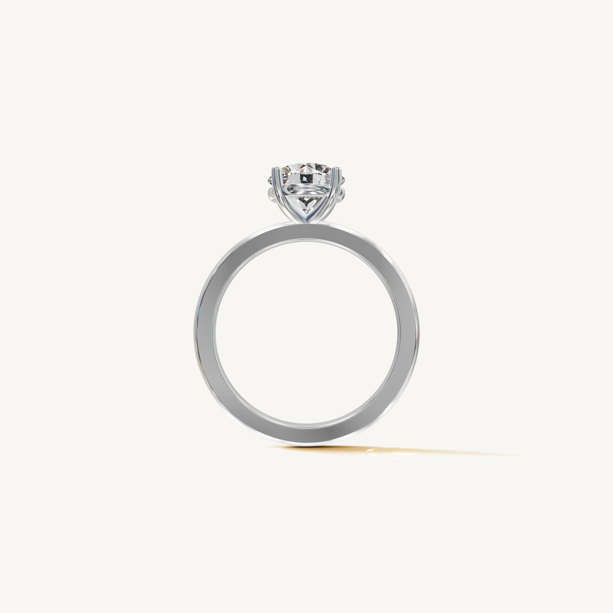 Solitaire 4-Prong Ring with 1.5ct Brilliant Diamond 