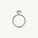 Solitaire 4-Prong Ring with 2ct Heart Diamond 