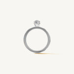Solitaire 4-Prong Ring with 0.75ct Pear Diamond 