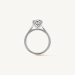 Solitaire Cathedral Ring with 2ct Brilliant Diamond 