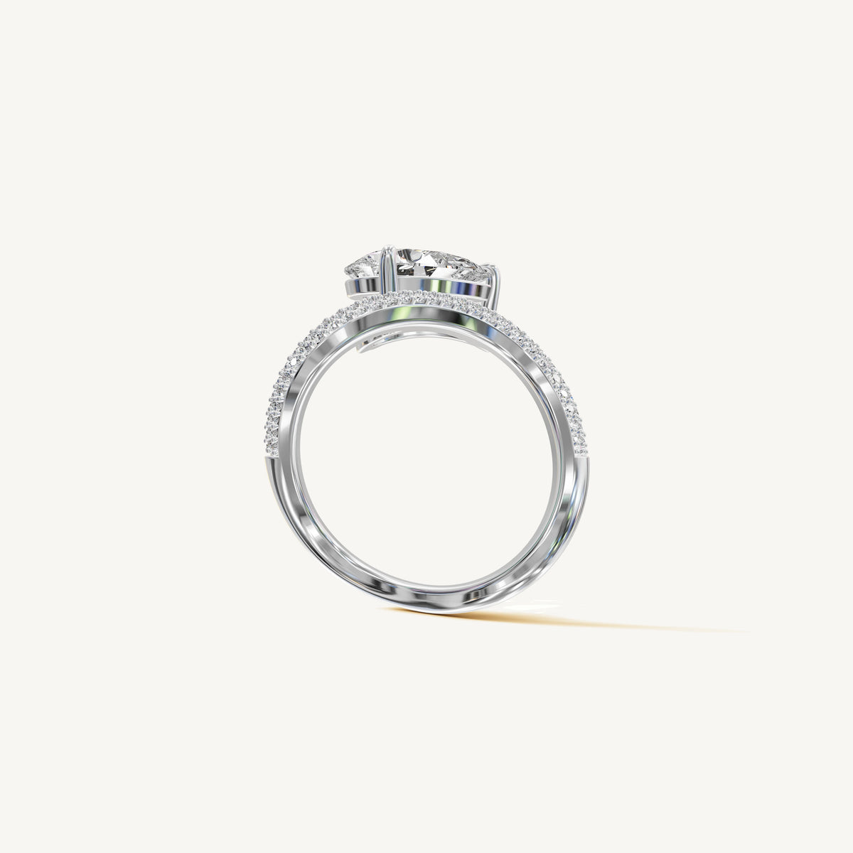 The Thétis — Pear 0.50ct 