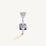 Solitaire 4-Prong Ring with 2ct Cushion Diamond 
