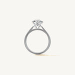 Solitaire Bezel Ring with 0.75ct Cushion Diamond 