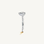 Solitaire 4-Prong Ring with 1ct Pear Diamond 