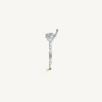 Solitaire 4-Prong Ring with 2ct Brilliant Diamond 