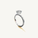 Solitaire 4-Prong Ring with 1ct Cushion Diamond 