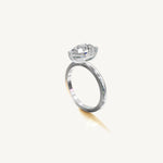 Solitaire 4-Prong Ring with 2ct Pear Diamond 