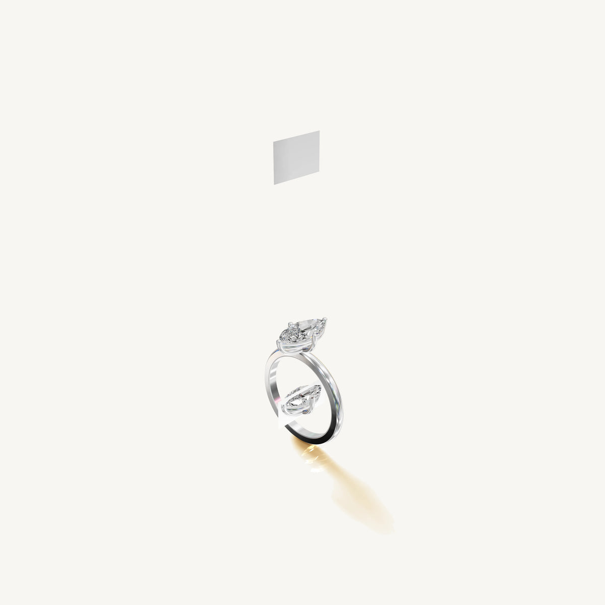 Solitaire 4-Prong Ring with 1.5ct Marquise Diamond 