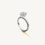 Solitaire 4-Prong Ring with 1.5ct Heart Diamond 
