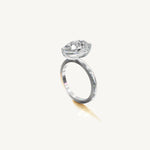 Solitaire 4-Prong Ring with 3ct Pear Diamond 