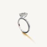 Solitaire 4-Prong Ring with 1.5ct Radiant Diamond 