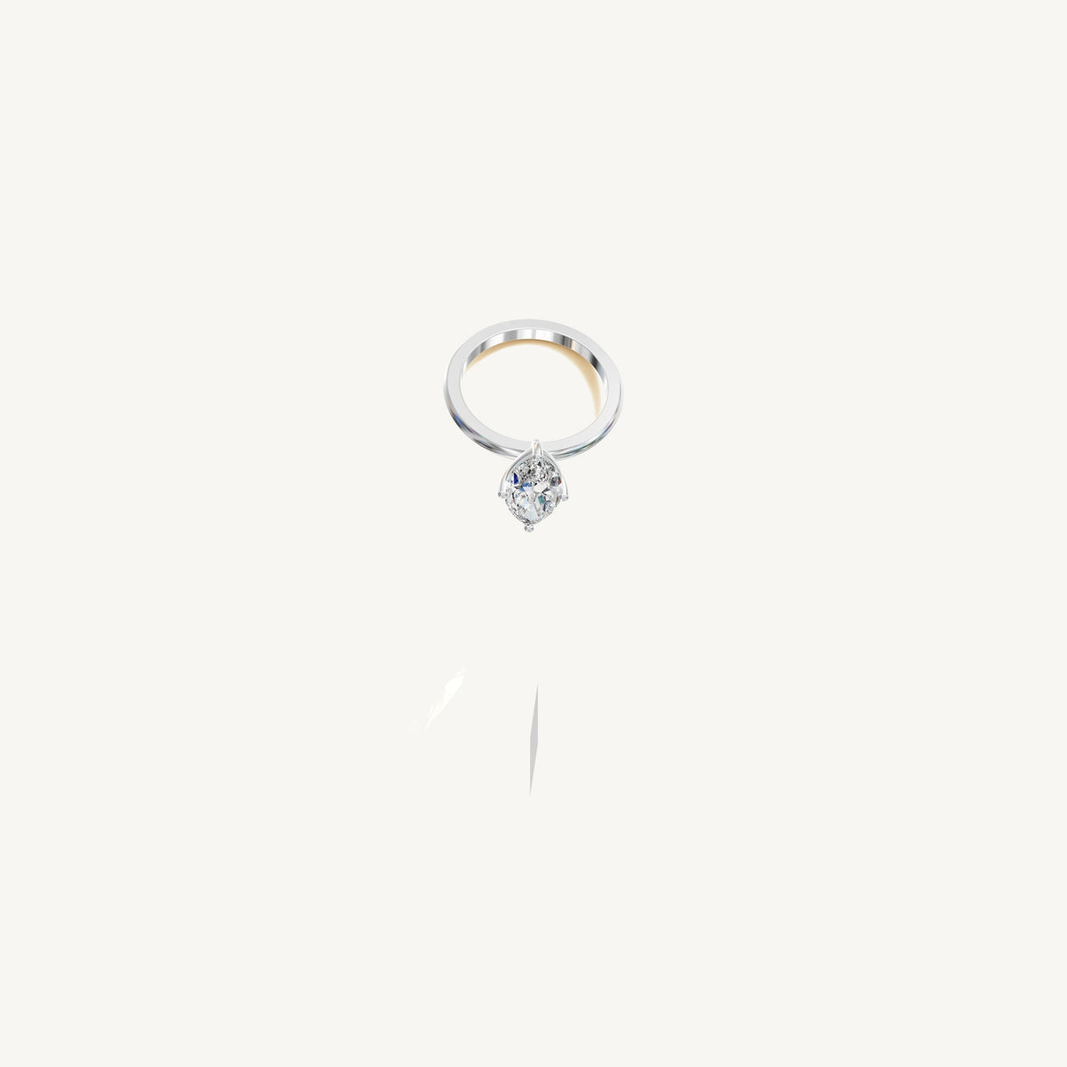 Solitaire 4-Prong Ring with 2ct Marquise Diamond 