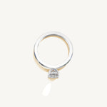 Solitaire 4-Prong Ring with 1ct Asscher Diamond 
