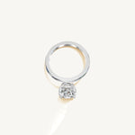 Solitaire 4-Prong Ring with 3ct Oval Diamond 