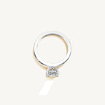 Solitaire 4-Prong Ring with 1ct Princess Diamond 