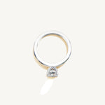 Solitaire 4-Prong Ring with 1ct Cushion Diamond 