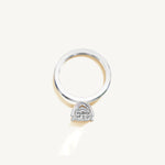 Solitaire 4-Prong Ring with 2ct Princess Diamond 