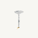 Solitaire Bezel Ring with 3ct Marquise Diamond 