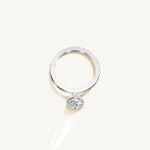 Solitaire 4-Prong Ring with 2ct Pear Diamond 