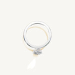 Solitaire 4-Prong Ring with 1ct Heart Diamond 