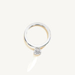 Solitaire 4-Prong Ring with 1ct Oval Diamond 