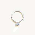 Solitaire 4-Prong Ring with 2ct Asscher Diamond 
