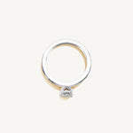 Solitaire 4-Prong Ring with 0.75ct Princess Diamond 