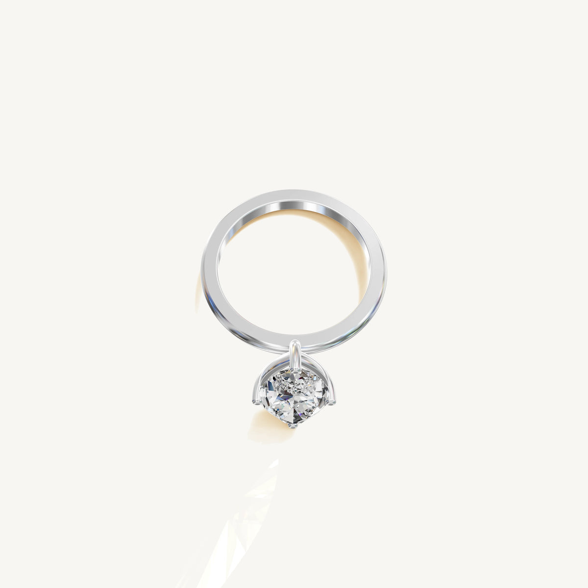 Solitaire 4-Prong Ring with 3ct Marquise Diamond 