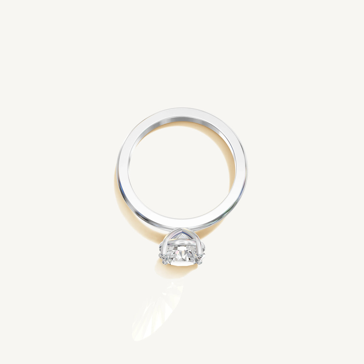 Solitaire 4-Prong Ring with 1.5ct Brilliant Diamond 