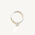 Solitaire 4-Prong Ring with 0.75ct Radiant Diamond 