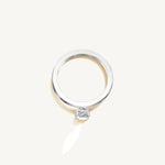 Solitaire 4-Prong Ring with 0.75ct Oval Diamond 