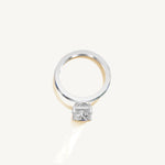 Solitaire 4-Prong Ring with 2ct Radiant Diamond 