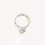 Solitaire 4-Prong Ring with 2ct Heart Diamond 