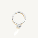 Solitaire 4-Prong Ring with 1ct Brilliant Diamond 