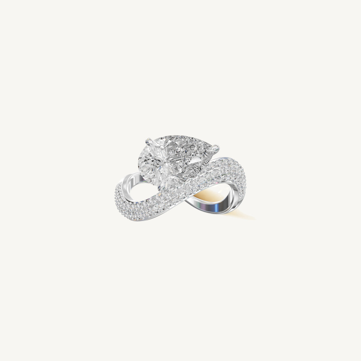 The Thétis — Pear 0.50ct 