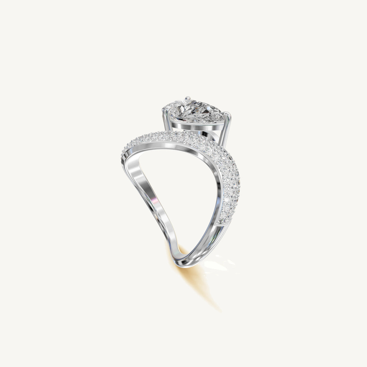 The Thétis — Pear 0.50ct 