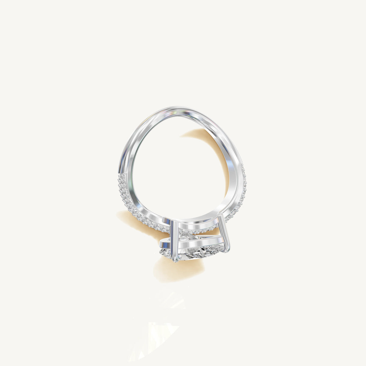 The Thétis — Pear 0.50ct 