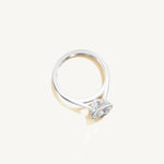 Solitaire Bezel Ring with 0.75ct Cushion Diamond 