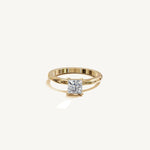 Solitaire 4-Prong Ring with 1ct Asscher Diamond 