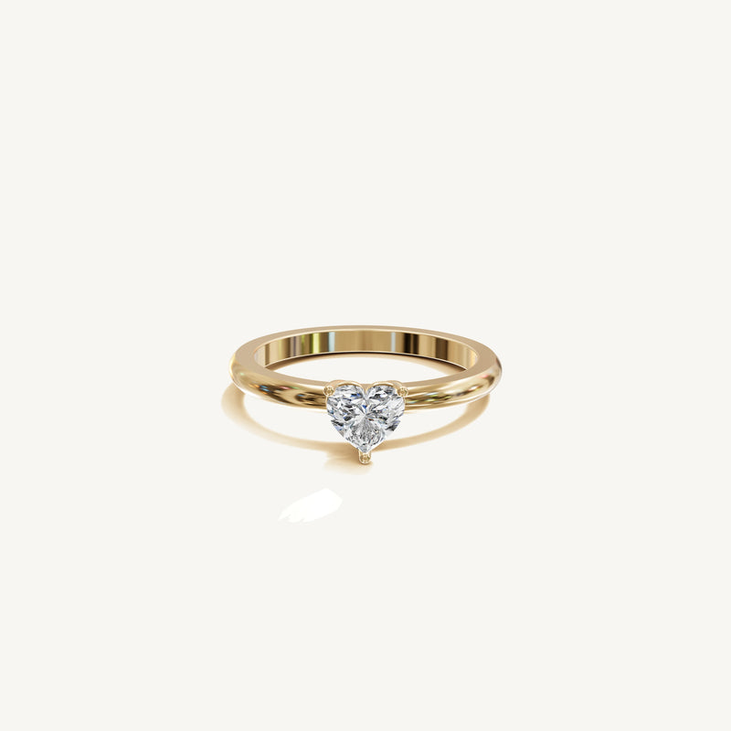 Solène — Heart 0.50ct 3D