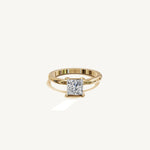 Solitaire 4-Prong Ring with 1ct Princess Diamond 