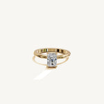 Solitaire 4-Prong Ring with 1ct Radiant Diamond 